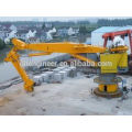 100T knuckle Boom Pedestal Crane